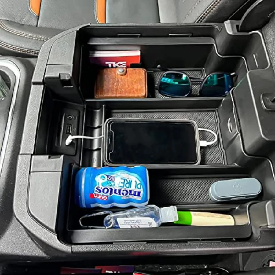 Center Console Organizer Compatible with 2020-2023 Silverado/Sierra 2500/3500HD/ 2019-2022 Chevy Silverado 1500/ GMC Sierra 150
Center Console Organizer Compatible with 2020-2023 Silverado/Sierra 2500/3500HD/ 2019-2022 Chevy Silverado 1500/ GMC Sierra 150