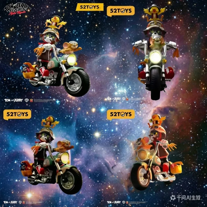 Special Offer 52TOYS Tom and Jerry Retro Motorcycle Action Figure Set 18cm Light-Up Collectible Cartoon Mol Toy for Desktop
Special Offer 52TOYS Tom and Jerry Retro Motorcycle Action Figure Set 18cm Light-Up Collectible Cartoon Mol Toy for Desktop