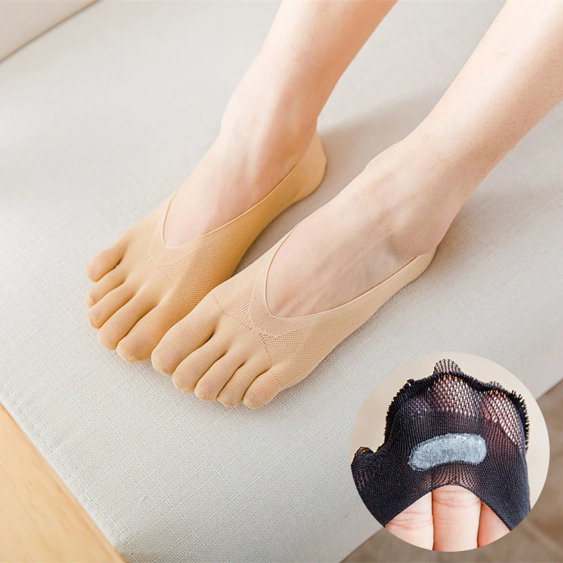Women Summer Five-Finger Socks Ultrathin Funny Toe Invisible Sokken With Silicone Anti-Skid Breathable Anti-Friction Dropship
Women Summer Five-Finger Socks Ultrathin Funny Toe Invisible Sokken With Silicone Anti-Skid Breathable Anti-Friction Dropship