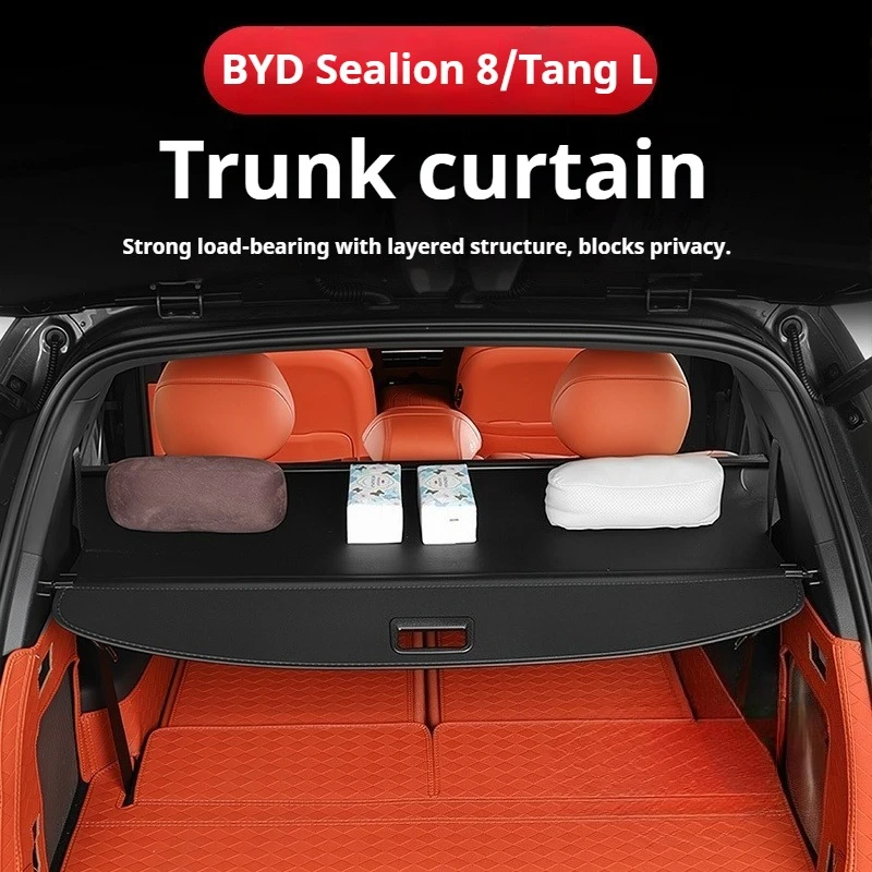 Подходит для BYD Sealion 8 Tang L Dmi/P EV, крышка багажника, выдвижная перегородка, специальная защита багажника, модификация EV
Подходит для BYD Sealion 8 Tang L Dmi/P EV, крышка багажника, выдвижная перегородка, специальная защита багажника, модификация EV