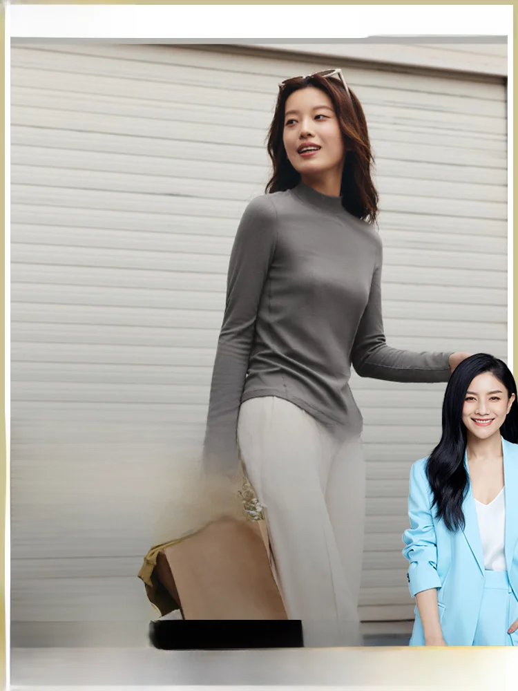 beneath the Banana Le Women's Slim Fit Base Layer irt f High Collar Warm Inner Wear Casual Sle Long Sve T-irt
beneath the Banana Le Women's Slim Fit Base Layer irt f High Collar Warm Inner Wear Casual Sle Long Sve T-irt