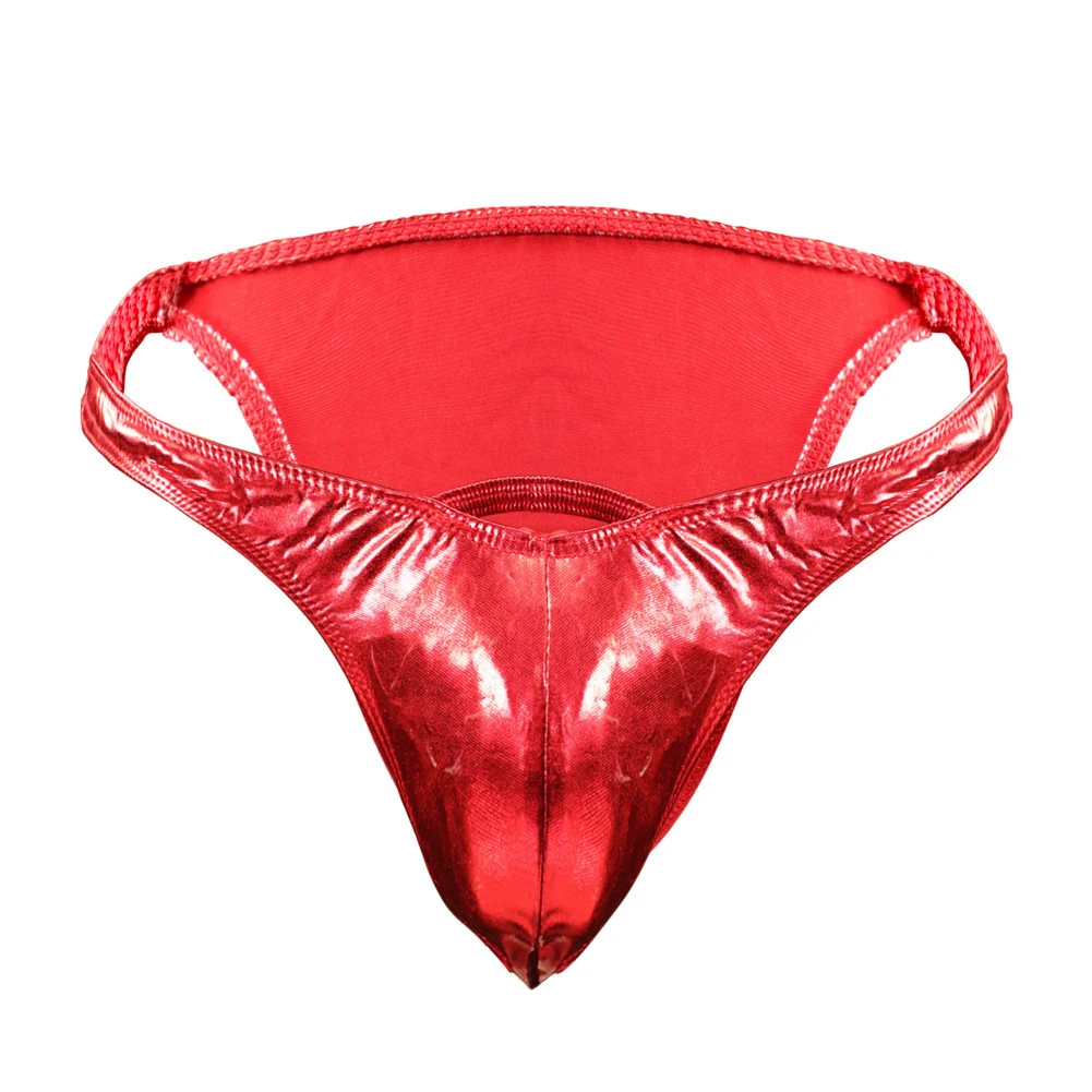 Popular Mens PU Leather Shiny Thongs Panties Low Rise Bikini Hombre Lingerie G-String Briefs Bulge Pouch Underwear
Popular Mens PU Leather Shiny Thongs Panties Low Rise Bikini Hombre Lingerie G-String Briefs Bulge Pouch Underwear