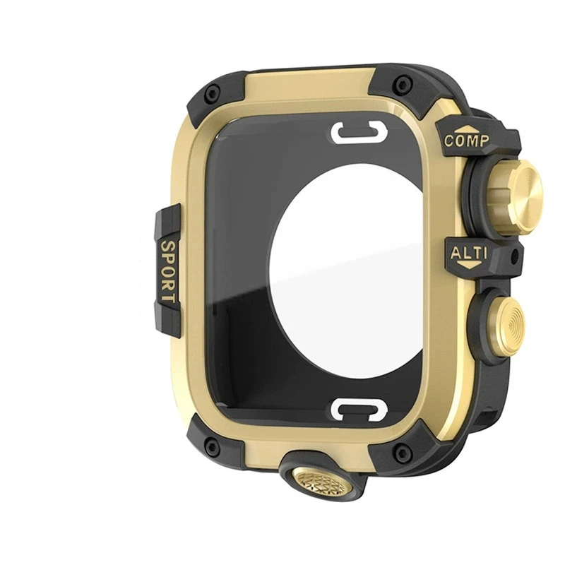 Modified All in One Protective Case with Band For Apple iWatch Series 9 44/45mm Protective Cover with Built In Screen Protector
Modified All in One Protective Case with Band For Apple iWatch Series 9 44/45mm Protective Cover with Built In Screen Protector