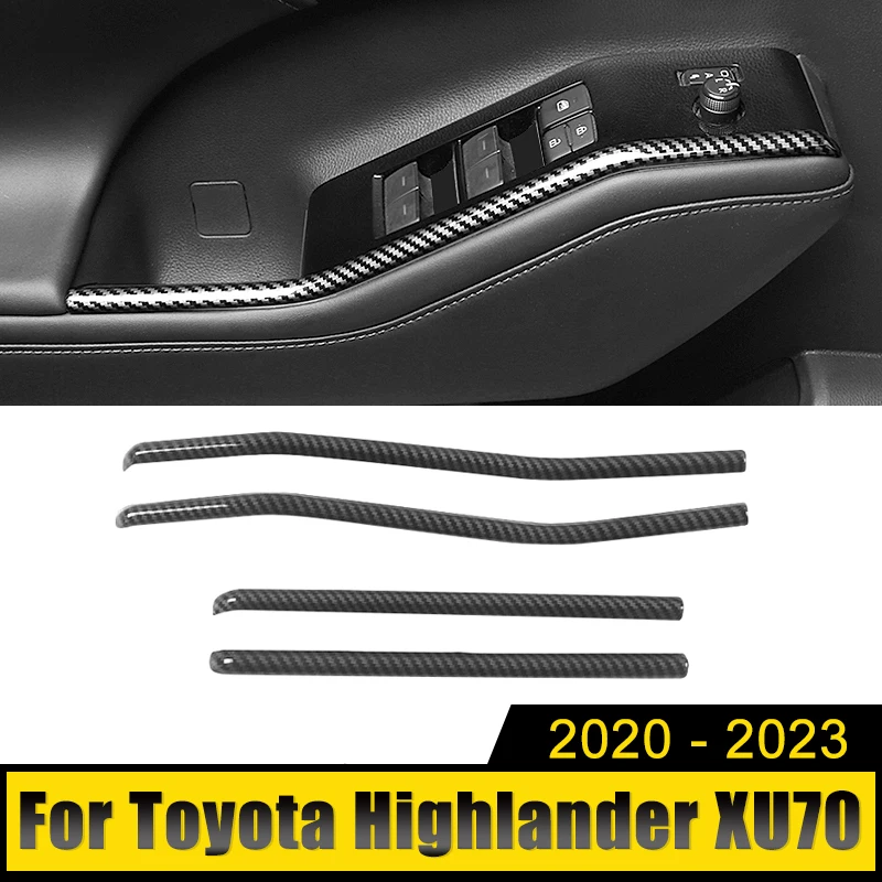 Автомобильные аксессуары для Toyota Highlander XU70 Kluger 2020 2021 2022, стеклоподъемная панель переключателя, декоративные наклейки для подлокотников
Автомобильные аксессуары для Toyota Highlander XU70 Kluger 2020 2021 2022, стеклоподъемная панель переключателя, декоративные наклейки для подлокотников