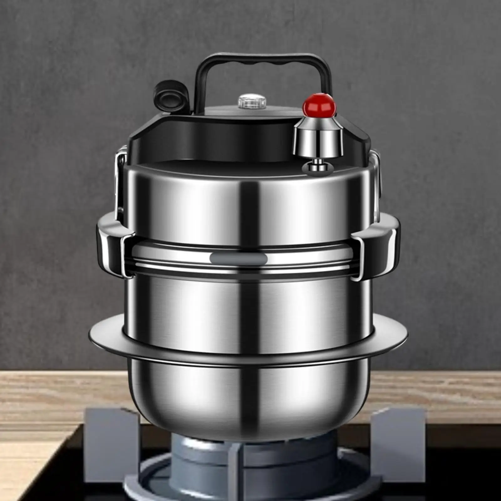 Multifunctional Pressure Cooker Sturdy Stainless Steel Rice Steamer Portable Quick Cooking for Home Camping
Multifunctional Pressure Cooker Sturdy Stainless Steel Rice Steamer Portable Quick Cooking for Home Camping