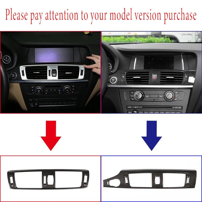 For BMW X3 F25 2011-2017 Car Interior Center Console Air Condition Air Vent Outlet Frame Cover Decor Trim Car Accessories
For BMW X3 F25 2011-2017 Car Interior Center Console Air Condition Air Vent Outlet Frame Cover Decor Trim Car Accessories