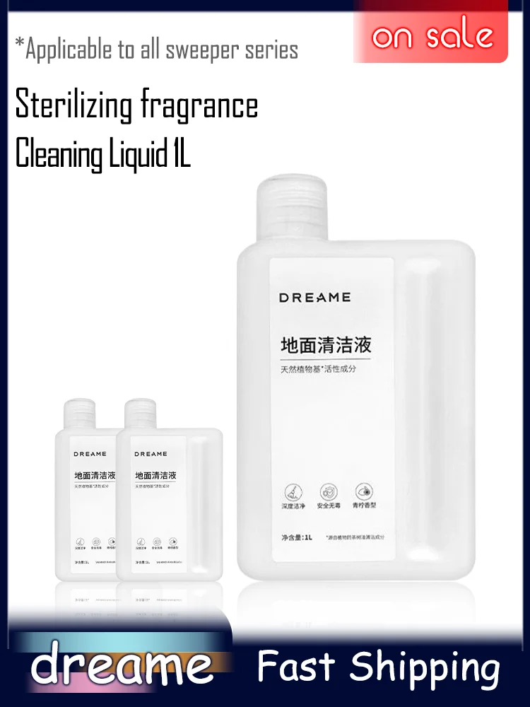 For Dreame Cleaning Fluid Vacuum Cleaner Spare Parts Applicable to all series of cleaners Special Floor Cleaner1L
For Dreame Cleaning Fluid Vacuum Cleaner Spare Parts Applicable to all series of cleaners Special Floor Cleaner1L