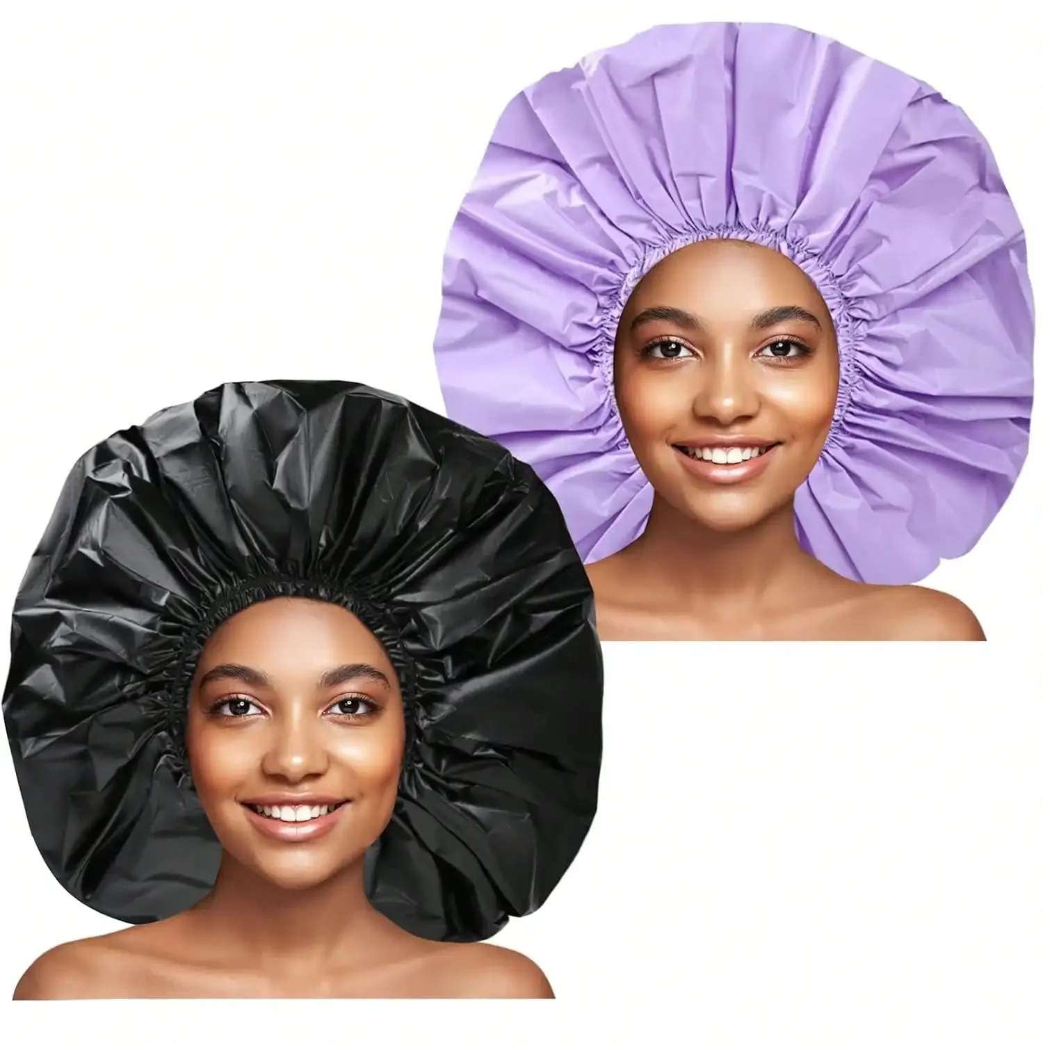 2026 Extra Large Shower Cap 2 PCS Waterproof Shower Caps For Women, Super Jumbo Shower Cap, Reusable Super Large Bath Caps Hair Cap For Long Thick Curly Hair, Locs, Twist Braids
2026 Extra Large Shower Cap 2 PCS Waterproof Shower Caps For Women, Super Jumbo Shower Cap, Reusable Super Large Bath Caps Hair Cap For Long Thick Curly Hair, Locs, Twist Braids