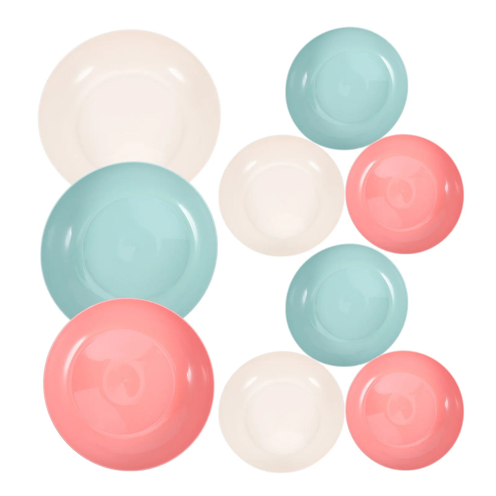 9 Pcs Food Bowls Plastic Tray for Indoor Plastic Cat Bowl Cats Pet Water Bowl Dining Practical Easy Non Slip
9 Pcs Food Bowls Plastic Tray for Indoor Plastic Cat Bowl Cats Pet Water Bowl Dining Practical Easy Non Slip