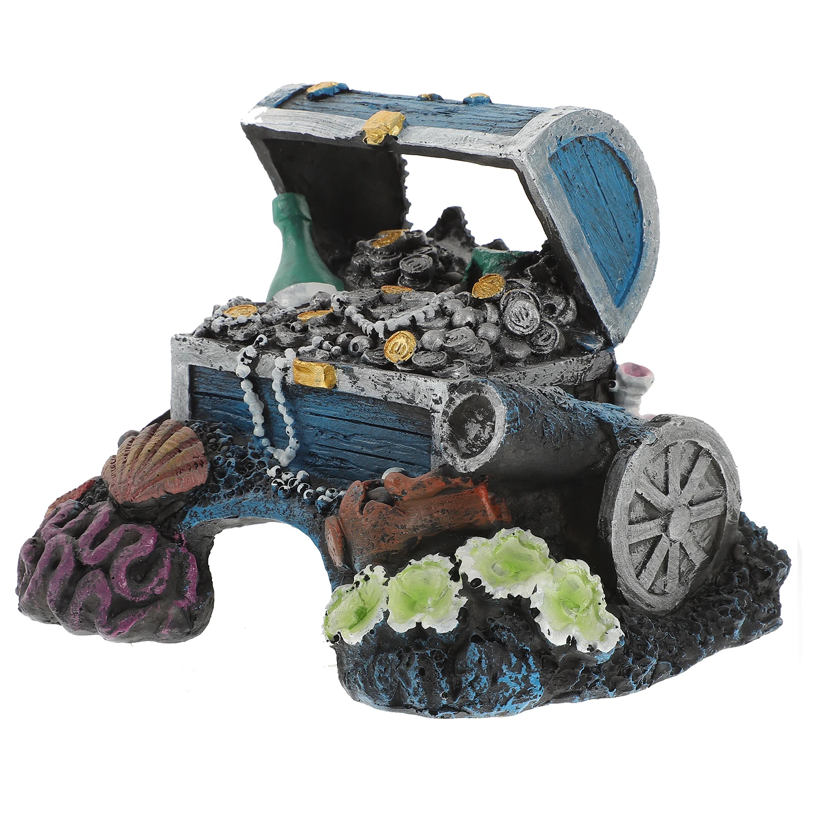 Decoration Aquarium Pirate Treasure Ornament Decorations Fish Tank for Chest Ornaments 
Decoration Aquarium Pirate Treasure Ornament Decorations Fish Tank for Chest Ornaments