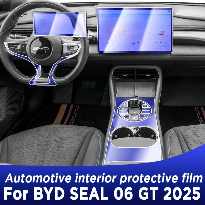 For BYD SEAL 06 GT 2025 Center Console Gear Panel Screen TPU Car Interior Protective Film Anti-Scratch Repair Sticker
For BYD SEAL 06 GT 2025 Center Console Gear Panel Screen TPU Car Interior Protective Film Anti-Scratch Repair Sticker