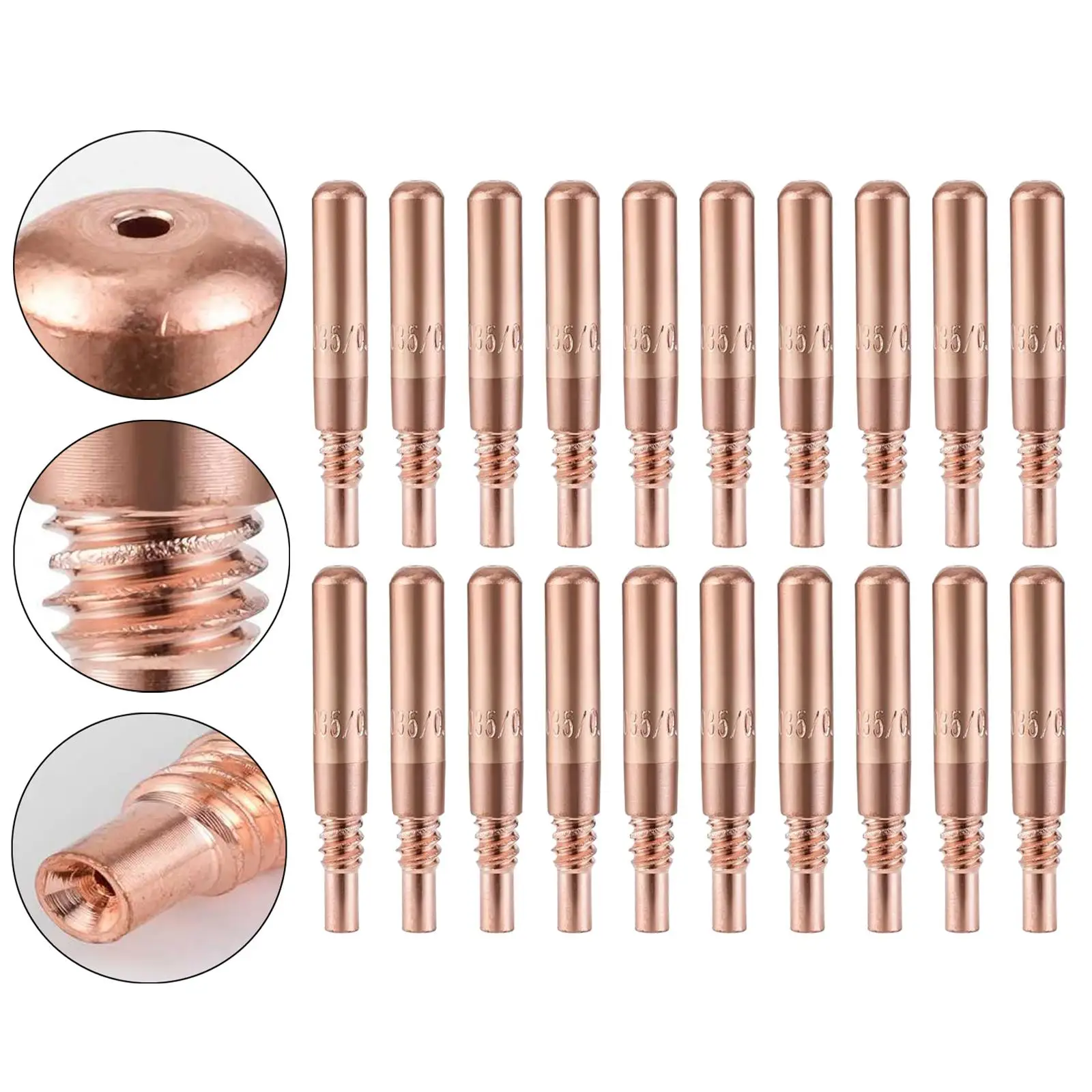 MIG Welding Contact Tips Copper High Performance Welding Equipment Accessory Kit for MIG Welding Machine
MIG Welding Contact Tips Copper High Performance Welding Equipment Accessory Kit for MIG Welding Machine