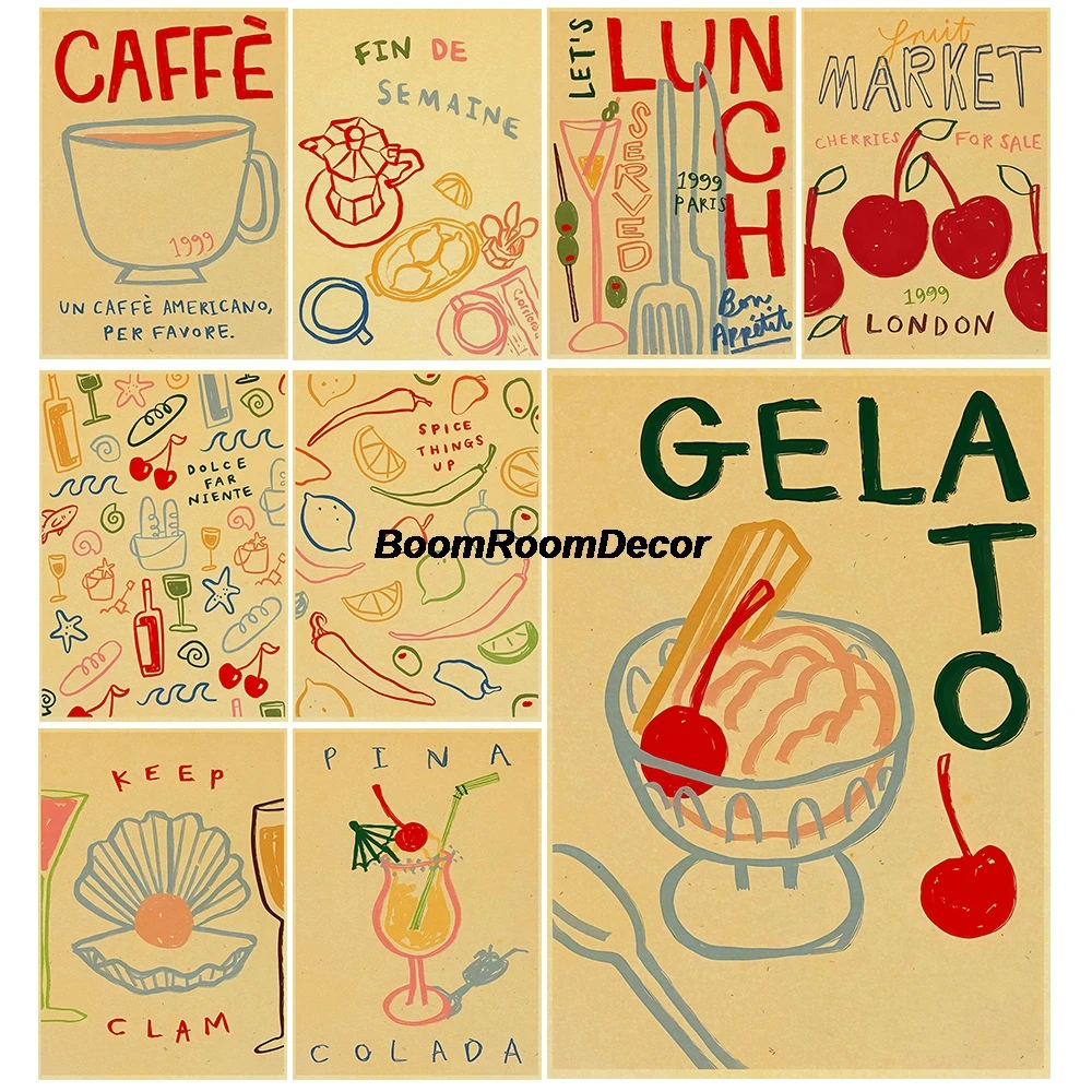 Minimalist Art Color Posters Nostalgia Harajuku Coffee Restaurant Art Pictures Cute Aesthetic Prints Canvas Home Decoration
Minimalist Art Color Posters Nostalgia Harajuku Coffee Restaurant Art Pictures Cute Aesthetic Prints Canvas Home Decoration