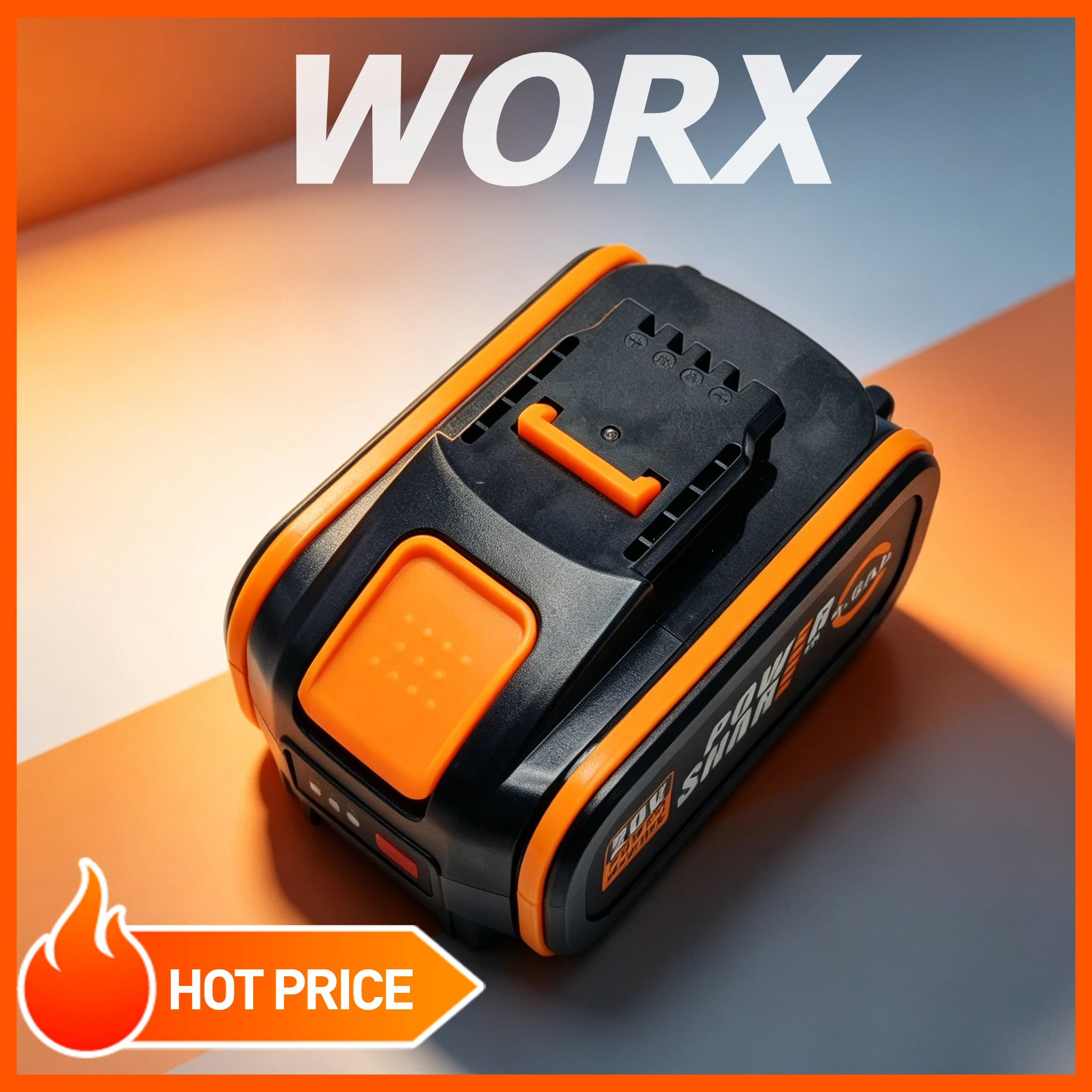 Worx Brand New Upgrade Lithium Battery,20V 8.0Ah Original PowerShare Battery,Durable Battery for Home and Industrial Power Tools
Worx Brand New Upgrade Lithium Battery,20V 8.0Ah Original PowerShare Battery,Durable Battery for Home and Industrial Power Tools