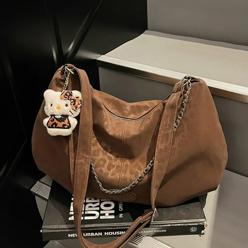 Leopard Print Commuting Crossbody Bag French Lazy Style Large Capacity Shoulder Bag for Women Texture and Versatile Storage Bags
Leopard Print Commuting Crossbody Bag French Lazy Style Large Capacity Shoulder Bag for Women Texture and Versatile Storage Bags