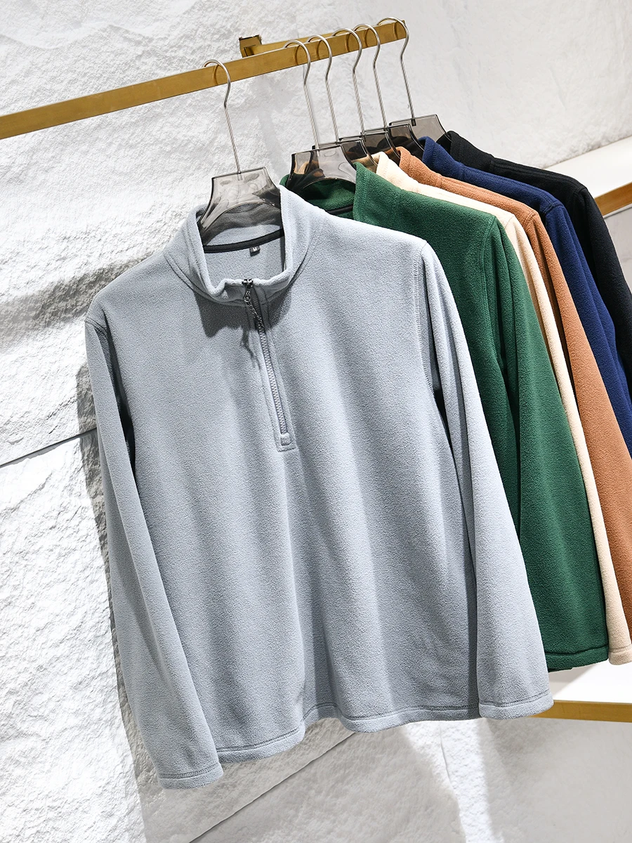 Soft Fleece Men's Casual Hoodie Half Zipper Stand Collar Autumn Winter Polyester Fiber Straight Fit Fashion Urban Style Long ...
Soft Fleece Men's Casual Hoodie Half Zipper Stand Collar Autumn Winter Polyester Fiber Straight Fit Fashion Urban Style Long ...