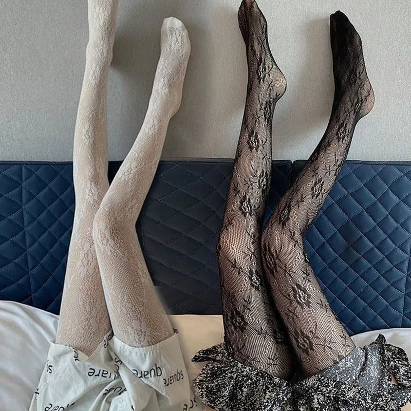 Hollowed Out Lace Mesh Stockings Bottomed Pantyhose Japanese Lolita Retro Floral Rattan White Classic Lolita Stocking Hot Tights
Hollowed Out Lace Mesh Stockings Bottomed Pantyhose Japanese Lolita Retro Floral Rattan White Classic Lolita Stocking Hot Tights