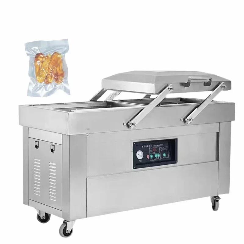 DZ-500 Flat Double Chamber Sealer Packaging Fruits and Vegetables Vacuum Packing Machine
DZ-500 Flat Double Chamber Sealer Packaging Fruits and Vegetables Vacuum Packing Machine