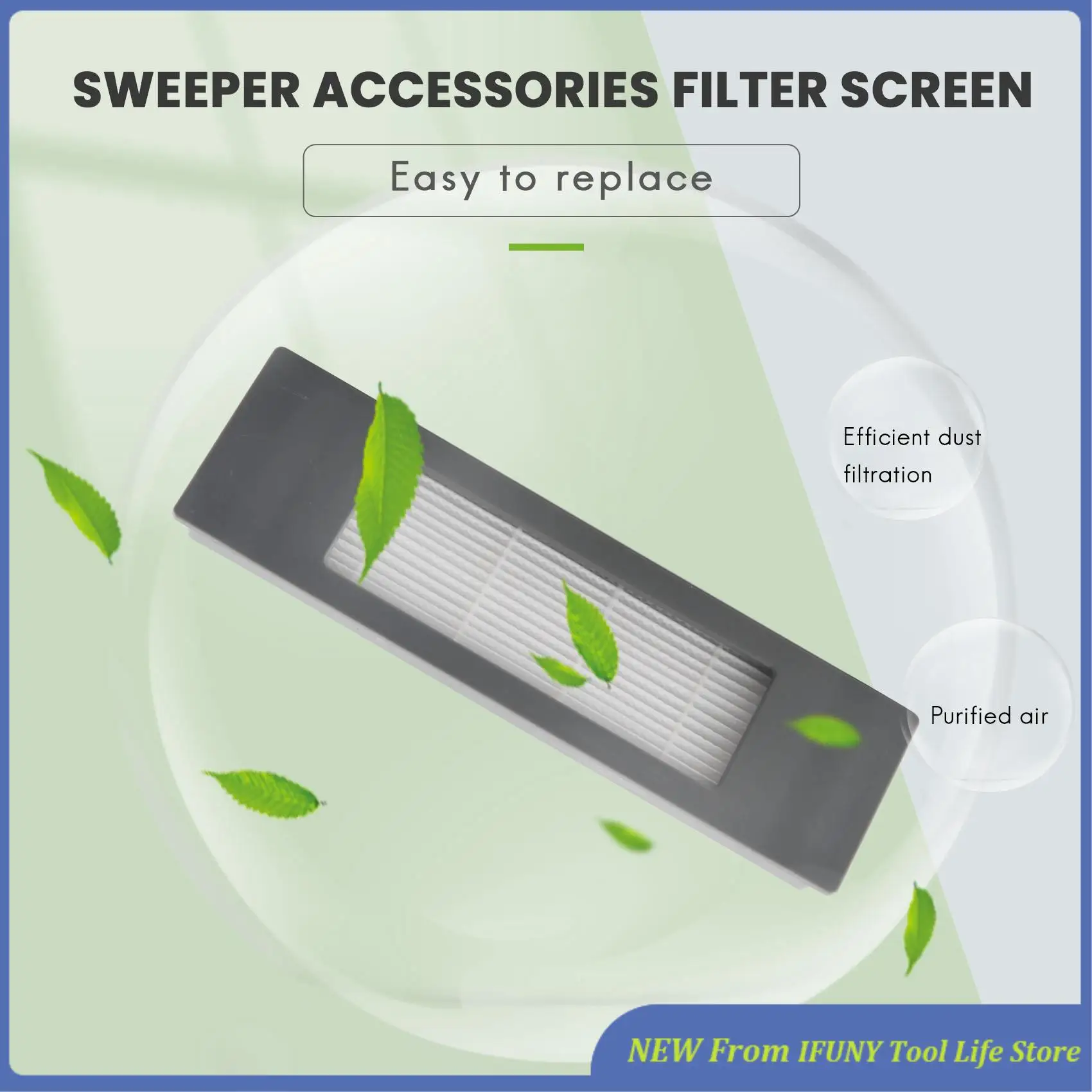 Filter Sets Replacement For Ecovacs Deebot OZMO 920, 950, T5, T8 AIVI Robot Vacuums, 8-Pack New
Filter Sets Replacement For Ecovacs Deebot OZMO 920, 950, T5, T8 AIVI Robot Vacuums, 8-Pack New