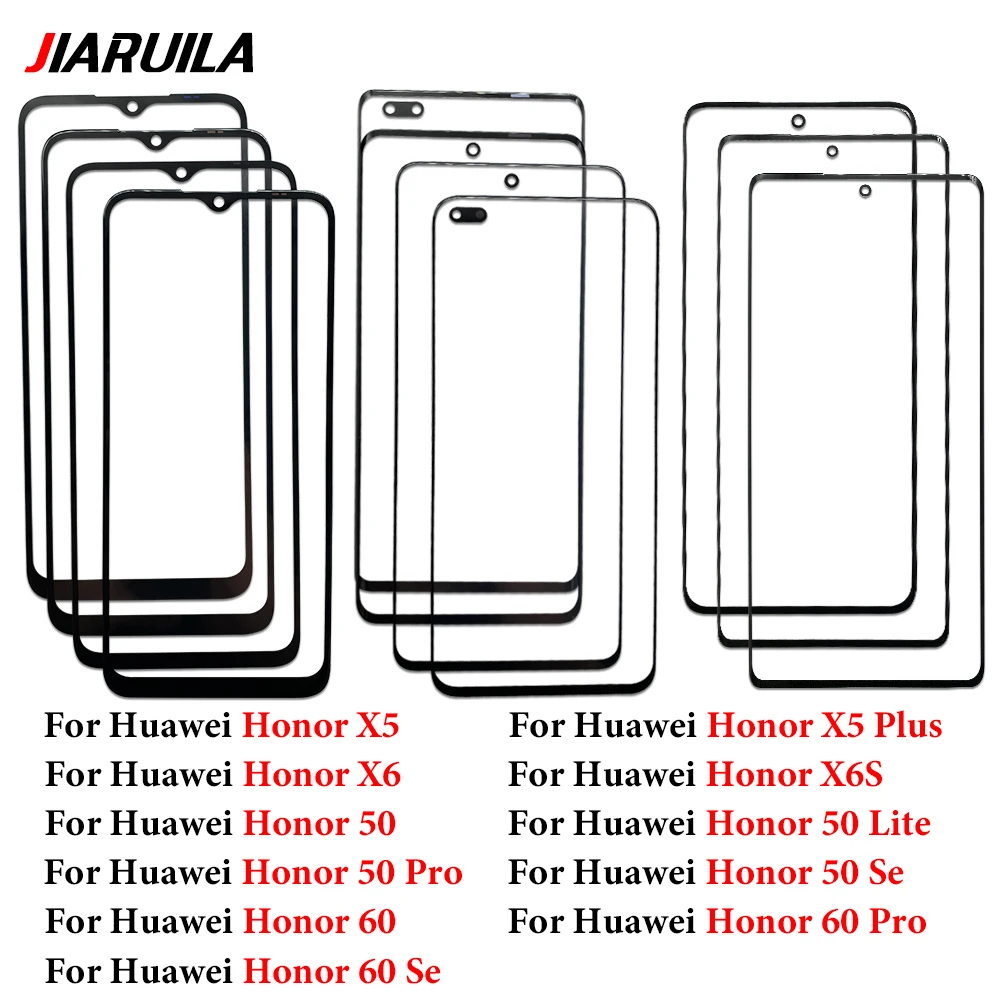 10Pcs,Front Screen Glass With OCA For Huawei Honor 60 50 Lite Pro Se X5 Plus X6S LCD External Lens Repair Parts
10Pcs,Front Screen Glass With OCA For Huawei Honor 60 50 Lite Pro Se X5 Plus X6S LCD External Lens Repair Parts