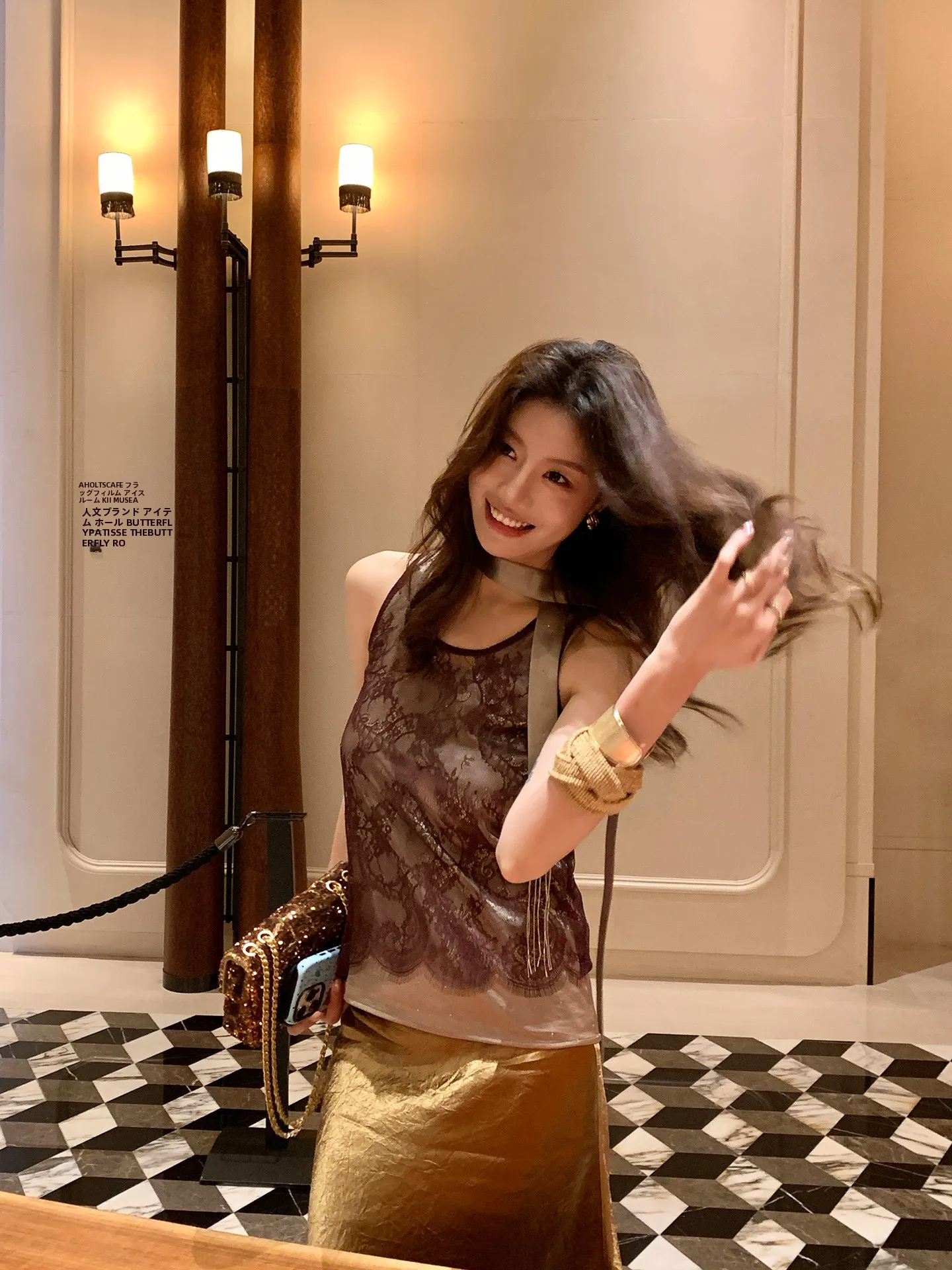 Dragon Joy Lace Satin Vest Women's Custom Dye Tassel Sash Slimming round Neck Top K513 Fake Two-Piece Outerwear Polyester
Dragon Joy Lace Satin Vest Women's Custom Dye Tassel Sash Slimming round Neck Top K513 Fake Two-Piece Outerwear Polyester