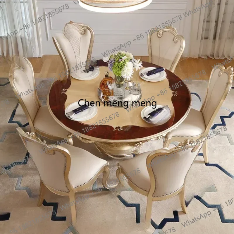 Нескользящий современный обеденный стол, роскошный уникальный круглый дизайн, мобильный обеденный стол для кухни, набор для гостиной, аксессуары для дома
Нескользящий современный обеденный стол, роскошный уникальный круглый дизайн, мобильный обеденный стол для кухни, набор для гостиной, аксессуары для дома