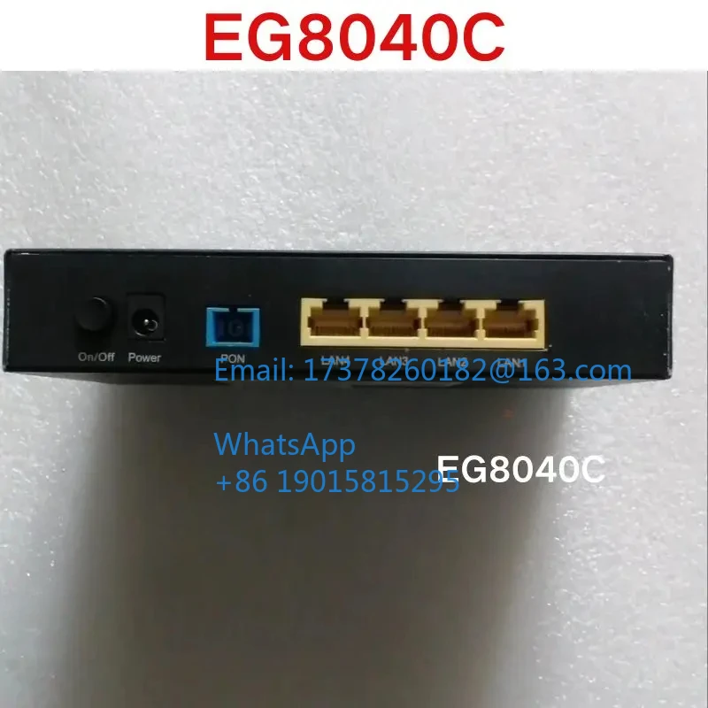 Б/у тест ОК EG8040C GPON Terminal Network Широкополосный доступ 4GE Enterprise Commercial
Б/у тест ОК EG8040C GPON Terminal Network Широкополосный доступ 4GE Enterprise Commercial