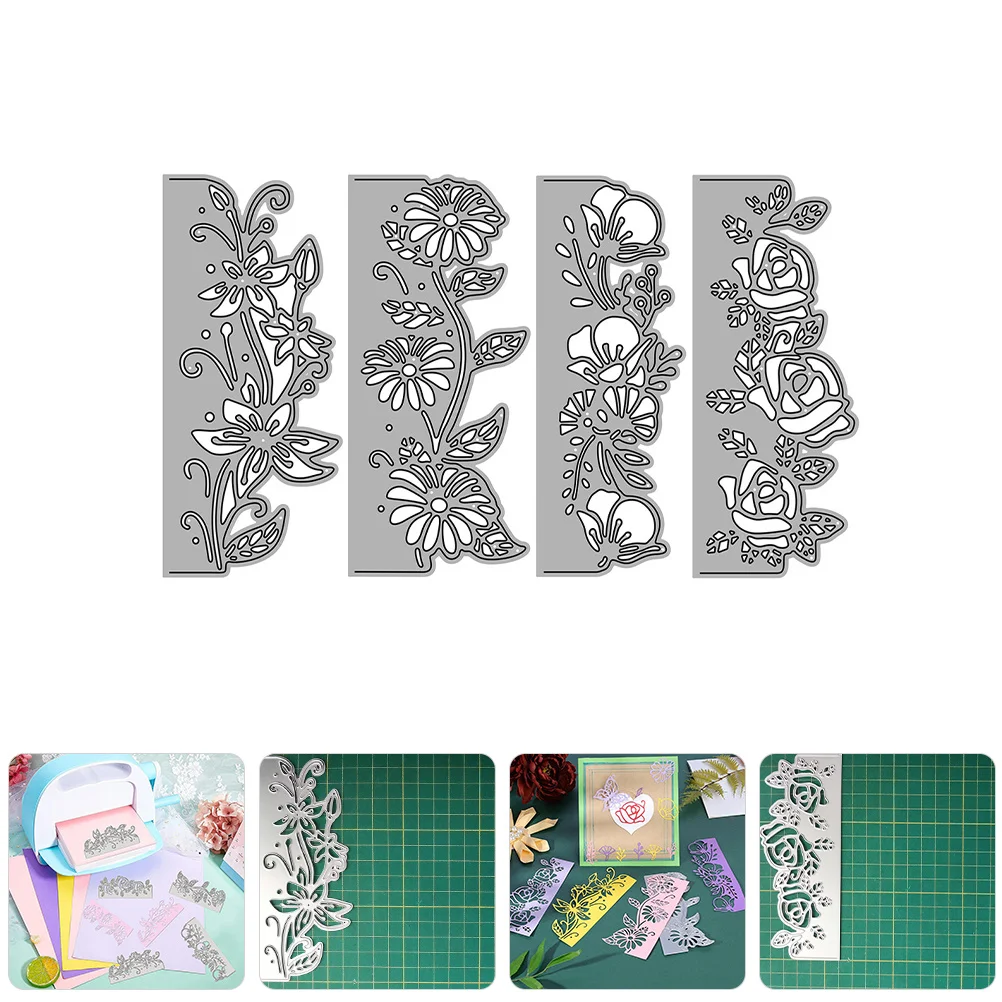 4pcs Flower Die Cutting Dies For Card Making Embossing Craft Stencils Creative Diy Paper Crafts Carbon Steel Handmade Tools
4pcs Flower Die Cutting Dies For Card Making Embossing Craft Stencils Creative Diy Paper Crafts Carbon Steel Handmade Tools