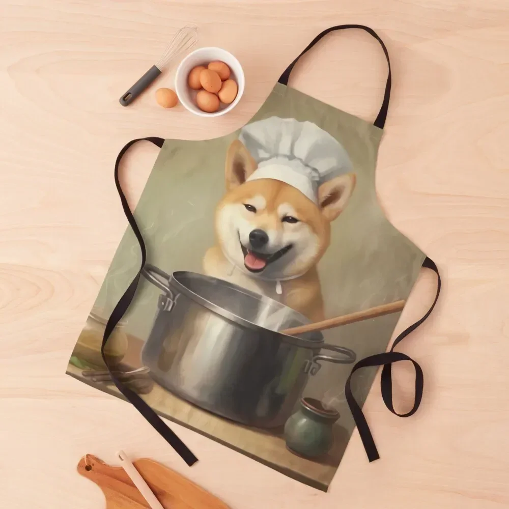 Shiba's Kitchen: Soup Time! Apron christmas kitchen cloths Dress Kitchens Woman Chef Uniform For Men Apron
Shiba's Kitchen: Soup Time! Apron christmas kitchen cloths Dress Kitchens Woman Chef Uniform For Men Apron