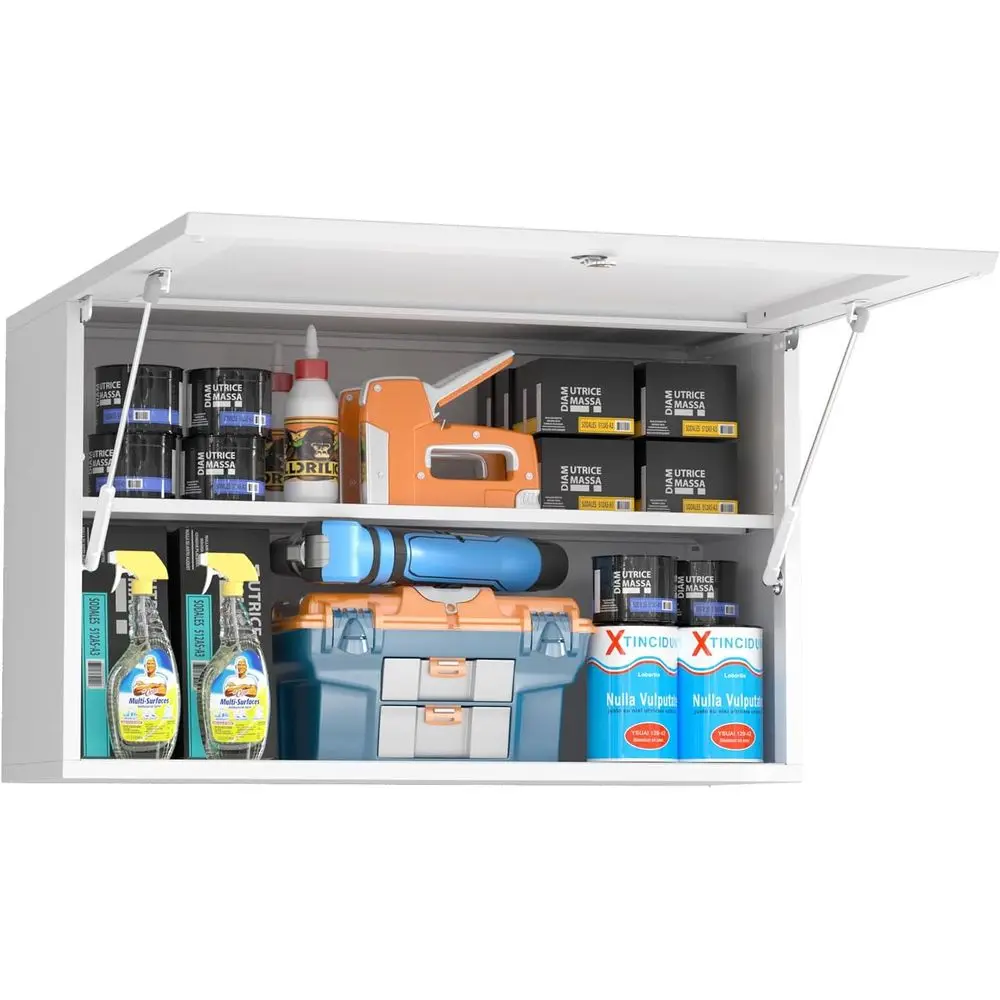 Adjustable Shelving Metal Wall Cabinet, Lockable Storage for Kitchen or Bathroom, 20 High Assembly Required
Adjustable Shelving Metal Wall Cabinet, Lockable Storage for Kitchen or Bathroom, 20 High Assembly Required