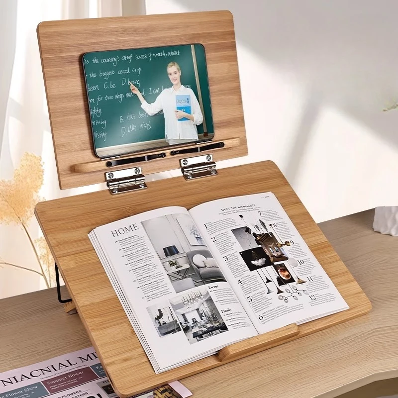 Bamboo Desk Organizer Adjustable Posture Corrector & Foldable Book Stand for Kids/Students Multifunctional Writing Board
Bamboo Desk Organizer Adjustable Posture Corrector & Foldable Book Stand for Kids/Students Multifunctional Writing Board