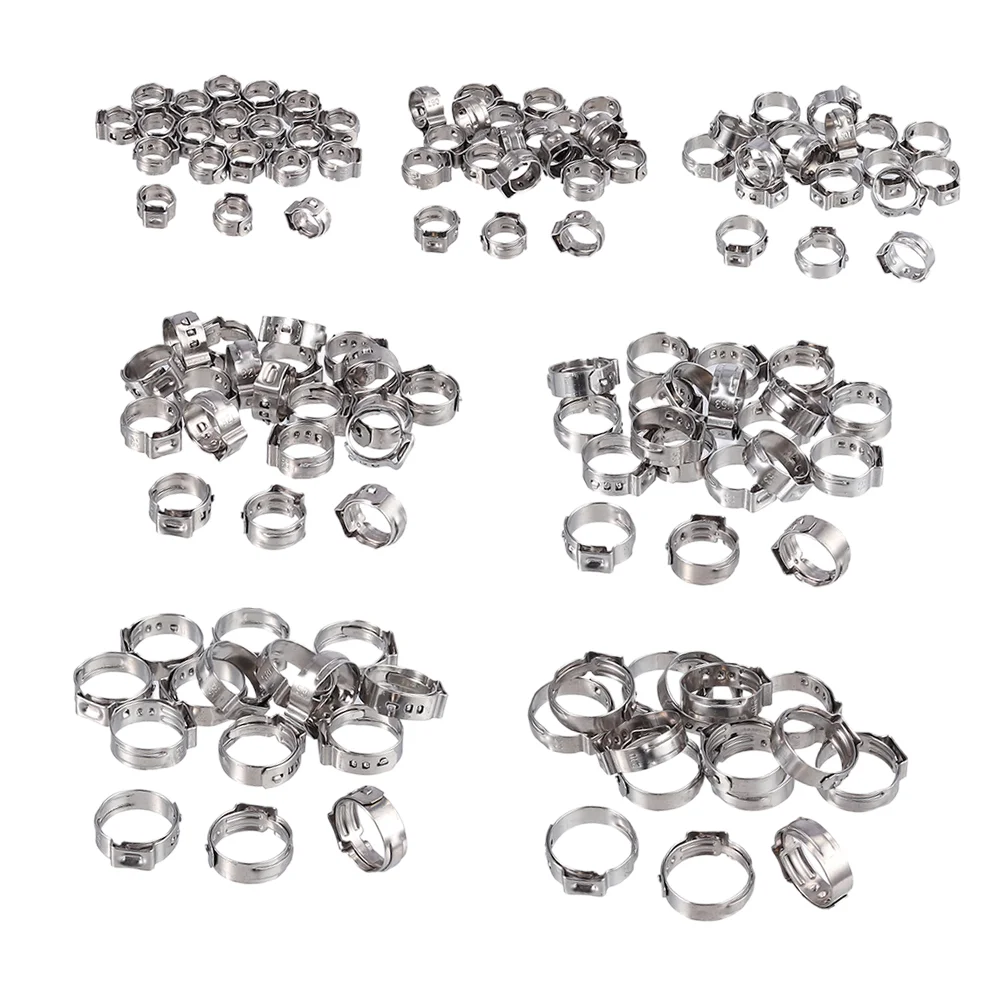 130 Pcs Promiseclamppipeclampeartubeclampstainlesssteelpipehoopclamp Worm Drive Hose Clip for Gas with Handle
130 Pcs Promiseclamppipeclampeartubeclampstainlesssteelpipehoopclamp Worm Drive Hose Clip for Gas with Handle
