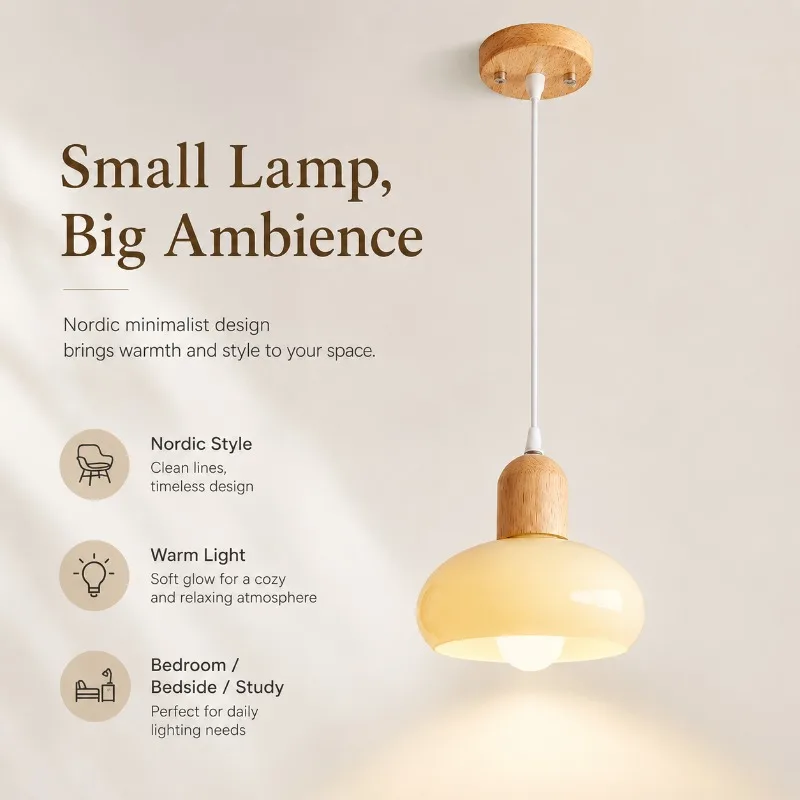 Bedhead Pendant Light Simple Wooden Style Cream Style Dining Table Bar Counter Homestay Solid Wood Glass Hanging Line Light
Bedhead Pendant Light Simple Wooden Style Cream Style Dining Table Bar Counter Homestay Solid Wood Glass Hanging Line Light