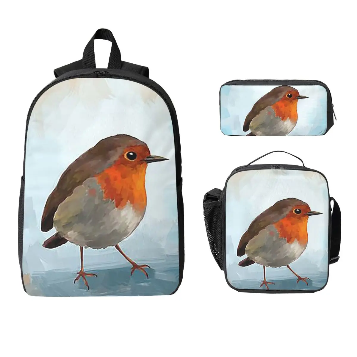 Robin Backpack Boys Girls BookBag School Bag Laptop Shoulder Bags 3ps Insulated Lunch Bag Pencil Case
Robin Backpack Boys Girls BookBag School Bag Laptop Shoulder Bags 3ps Insulated Lunch Bag Pencil Case