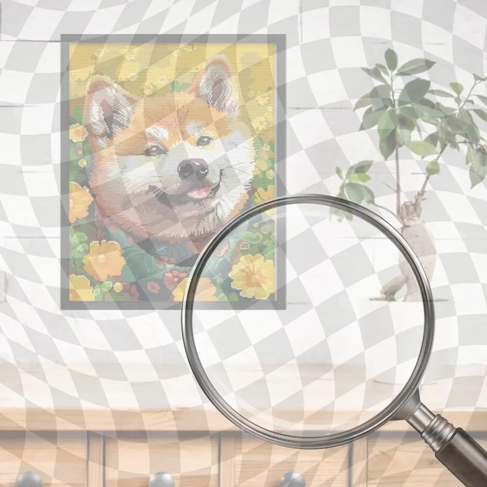 Dog Printed Cross Stitch Kit 37x47cm DIY 14CT Thread Art Needlework Wall Decor
Dog Printed Cross Stitch Kit 37x47cm DIY 14CT Thread Art Needlework Wall Decor