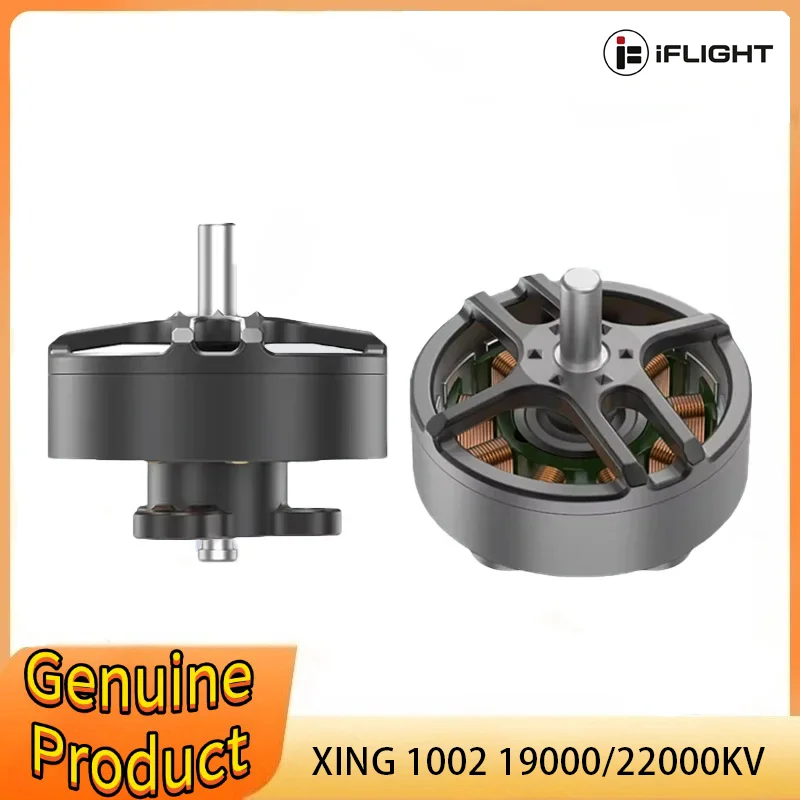 IFlight XING 1002 19000KV 22000KV Brushless Motor for FPV Freestyle 75mm Tinywhoop Drone
IFlight XING 1002 19000KV 22000KV Brushless Motor for FPV Freestyle 75mm Tinywhoop Drone