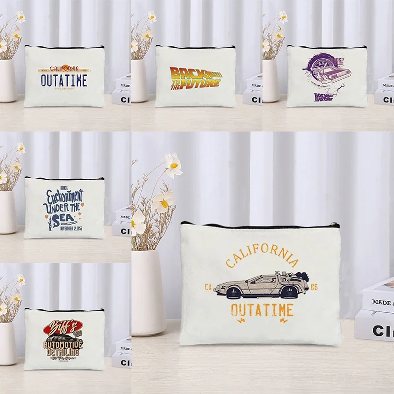 California Outatime Racing Pattern Bag Women Vintage Retro Makeup Case Men Pencil Case Wallet Travel Lipstick Organizer Bags
California Outatime Racing Pattern Bag Women Vintage Retro Makeup Case Men Pencil Case Wallet Travel Lipstick Organizer Bags