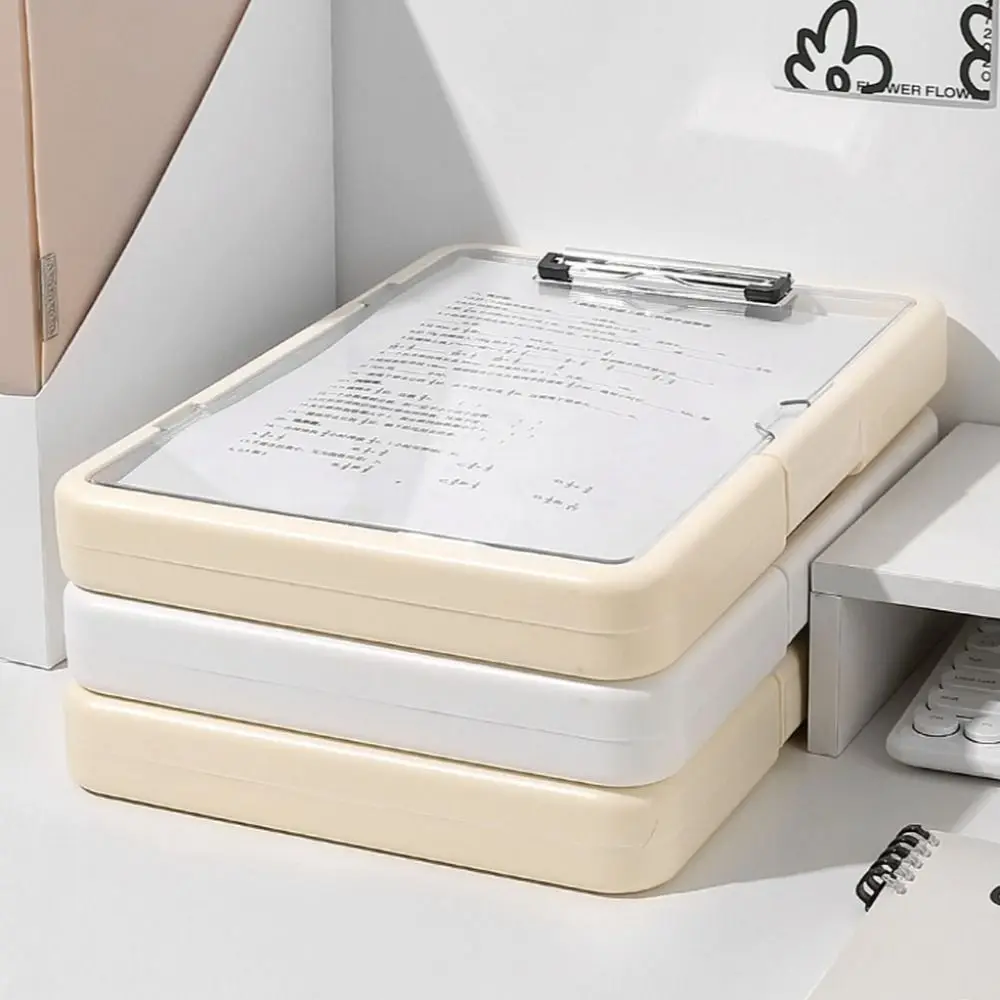 Multi Functional A4 Folder Large Capacity Korean Clamp Storage Box File Organizer Simple Integrated Document Board Signing
Multi Functional A4 Folder Large Capacity Korean Clamp Storage Box File Organizer Simple Integrated Document Board Signing