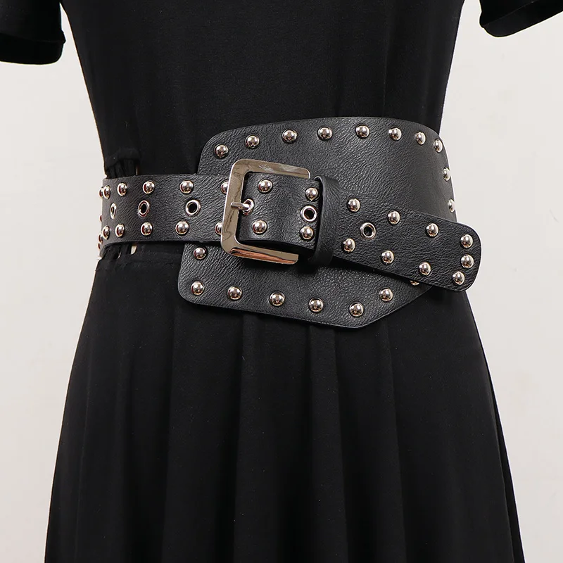 Vintage Irregular Rivet Punk Waistbands for Women Autumn Adjustable Waist Belts Shirt Jacket Dress Belt Leopard Cinturon Hombre
Vintage Irregular Rivet Punk Waistbands for Women Autumn Adjustable Waist Belts Shirt Jacket Dress Belt Leopard Cinturon Hombre