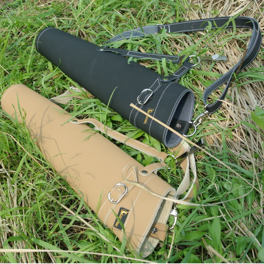 52x13cm Side Belt Waist Shoulder Archry Holder Arrow Bag Arrows Quiver Leather for Archery Hunting Shooting
52x13cm Side Belt Waist Shoulder Archry Holder Arrow Bag Arrows Quiver Leather for Archery Hunting Shooting