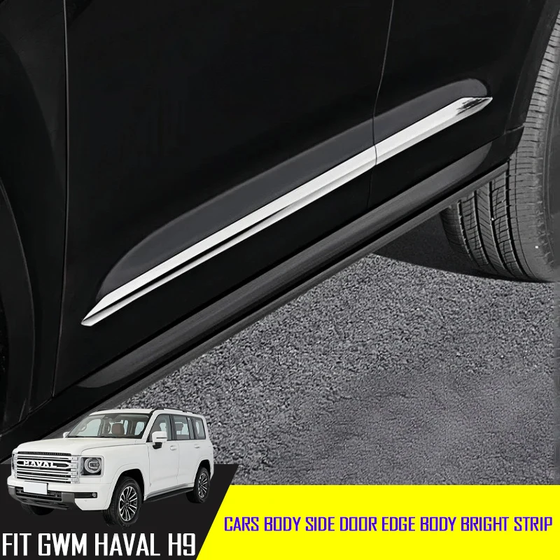 Automobile Stainless Body Side Door Edge Mirror Surface Bright Strip Fit for Haval H9 2024 Auto Exterior Decoration Accessory
Automobile Stainless Body Side Door Edge Mirror Surface Bright Strip Fit for Haval H9 2024 Auto Exterior Decoration Accessory