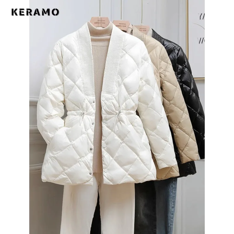 Women Casual Basic Office Lady Long Sleeve Single Breasted Parkas 2023 Autumn Winter V-neck Outerwear Jacket Warm Solid Coat
Women Casual Basic Office Lady Long Sleeve Single Breasted Parkas 2023 Autumn Winter V-neck Outerwear Jacket Warm Solid Coat
