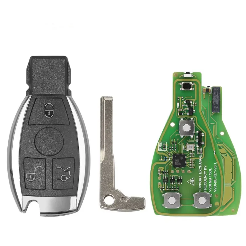 JsHonYu Xhorse VVDI BE Key Pro Improved Version for Mercedes Benz 3 Button Smart Remote Key with Shell 1 Token for MB BGA Tool
JsHonYu Xhorse VVDI BE Key Pro Improved Version for Mercedes Benz 3 Button Smart Remote Key with Shell 1 Token for MB BGA Tool