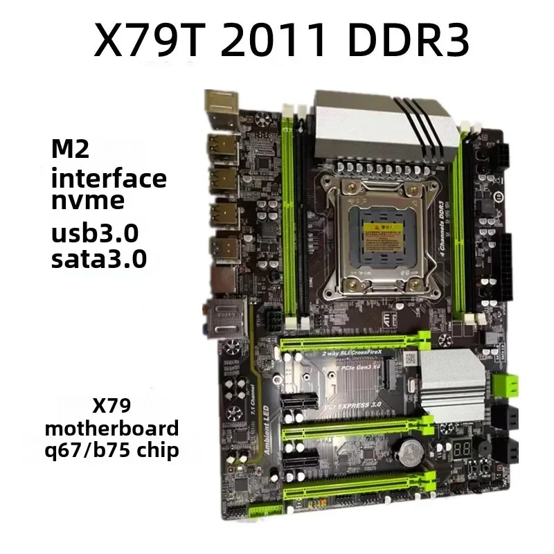 New X79 Motherboard, Thousand Network Desktop Computer, 2011 Pin Ddr3 Large Board With Support For E52680v2 Game Set
New X79 Motherboard, Thousand Network Desktop Computer, 2011 Pin Ddr3 Large Board With Support For E52680v2 Game Set