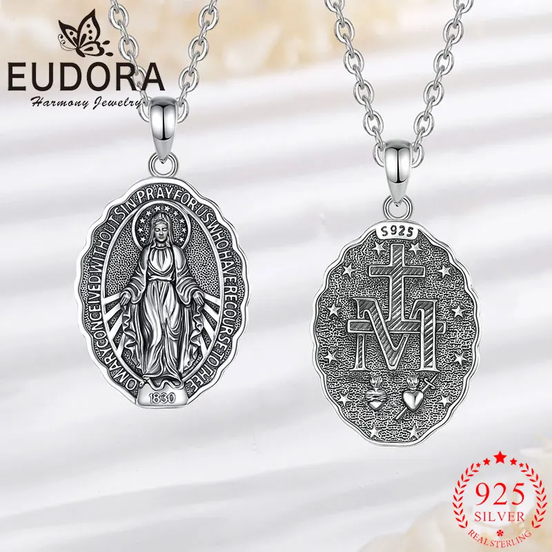 Кулон «Дева Мария» из серебра 925 пробы, медальон «Матерь Бога», крест, религиозное украшение, винтажный подарок для женщин и мужчин
Кулон «Дева Мария» из серебра 925 пробы, медальон «Матерь Бога», крест, религиозное украшение, винтажный подарок для женщин и мужчин