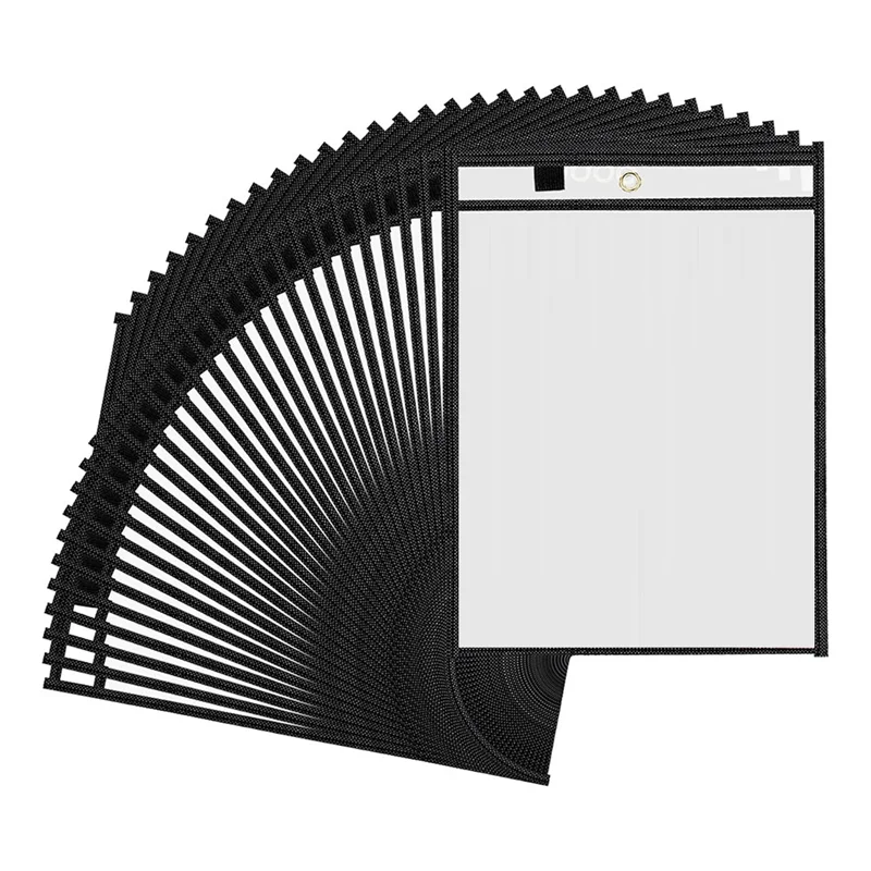 J1UL1N 30 Packs Oversized Dry Erase Pockets Reusable Sleeves 10X13 Job Ticket Holders, For Teacher School Classroom Office
J1UL1N 30 Packs Oversized Dry Erase Pockets Reusable Sleeves 10X13 Job Ticket Holders, For Teacher School Classroom Office