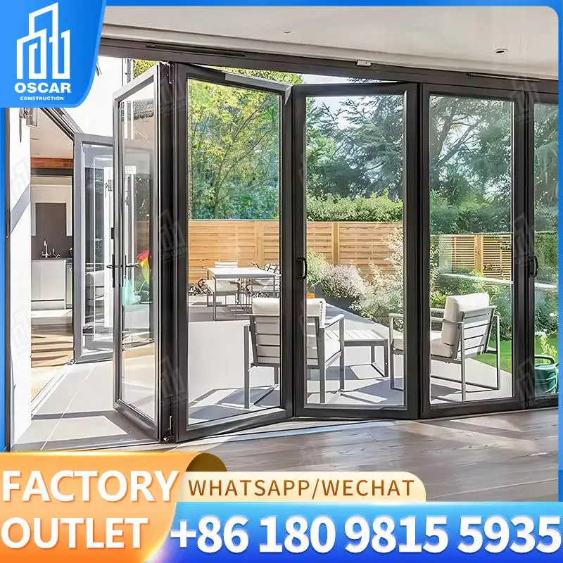 Customizable Multi panel Bifold Door for Office Spaces in US Factory Bifold Door 
Customizable Multi panel Bifold Door for Office Spaces in US Factory Bifold Door