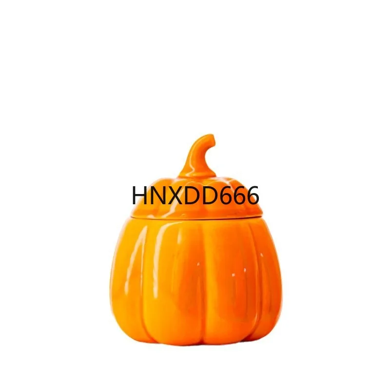 Pumpkin Ceramic Jar Storage Tank All Saints' Day Pumpkin Shape Aromatherapy Candle Holder Candle Jar Desktop Storage Container
Pumpkin Ceramic Jar Storage Tank All Saints' Day Pumpkin Shape Aromatherapy Candle Holder Candle Jar Desktop Storage Container