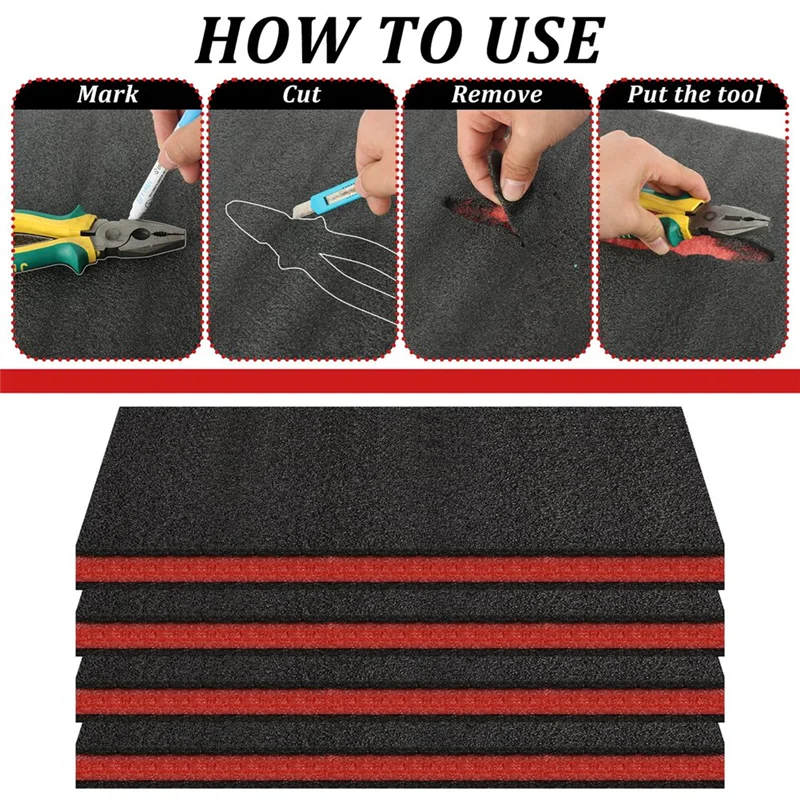 AT43-6Pcs Tool Box Foam,Foam Inserts For Cases,Tool Box Liner Polyethylene Tool Foam Sheets,Organizer And Storage Tool Shadow
AT43-6Pcs Tool Box Foam,Foam Inserts For Cases,Tool Box Liner Polyethylene Tool Foam Sheets,Organizer And Storage Tool Shadow