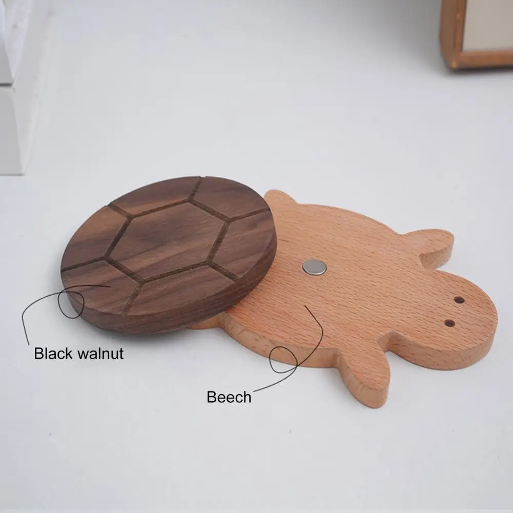 Heat-absorbing Coasters Non-slip Drink Coasters Handcrafted Wooden Turtle Coasters Set for Office Home Non-slip Table Protection
Heat-absorbing Coasters Non-slip Drink Coasters Handcrafted Wooden Turtle Coasters Set for Office Home Non-slip Table Protection